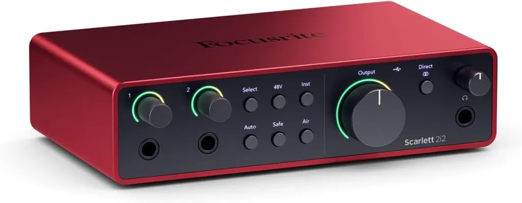 Focusrite Scarlett 2i2 4th Gen USB Interface