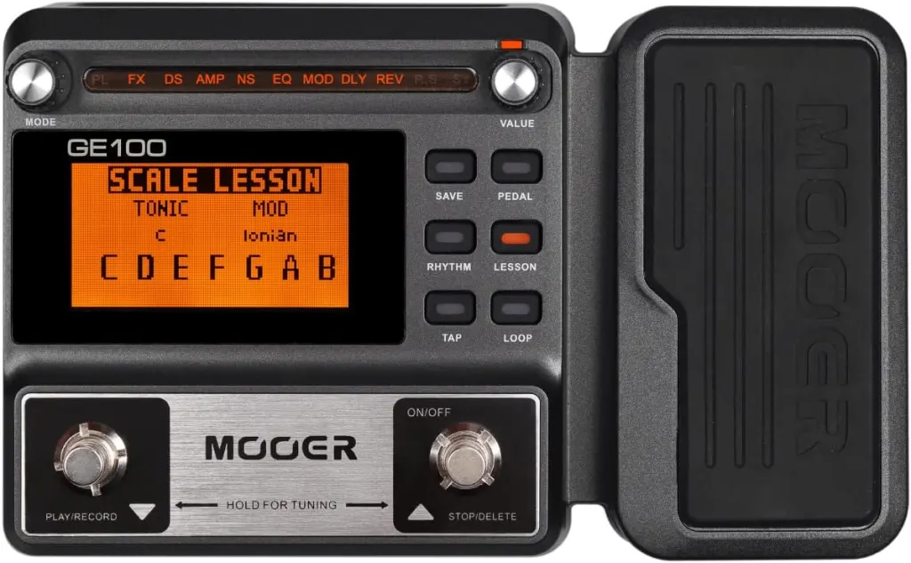 MOOER GE100 Guitar Pedal with 80 Presets