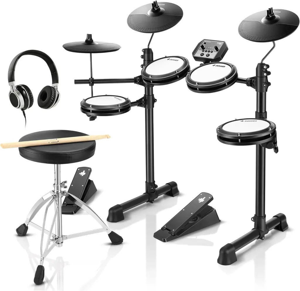 Donner DED-80 Electronic Drum Set with Accessories