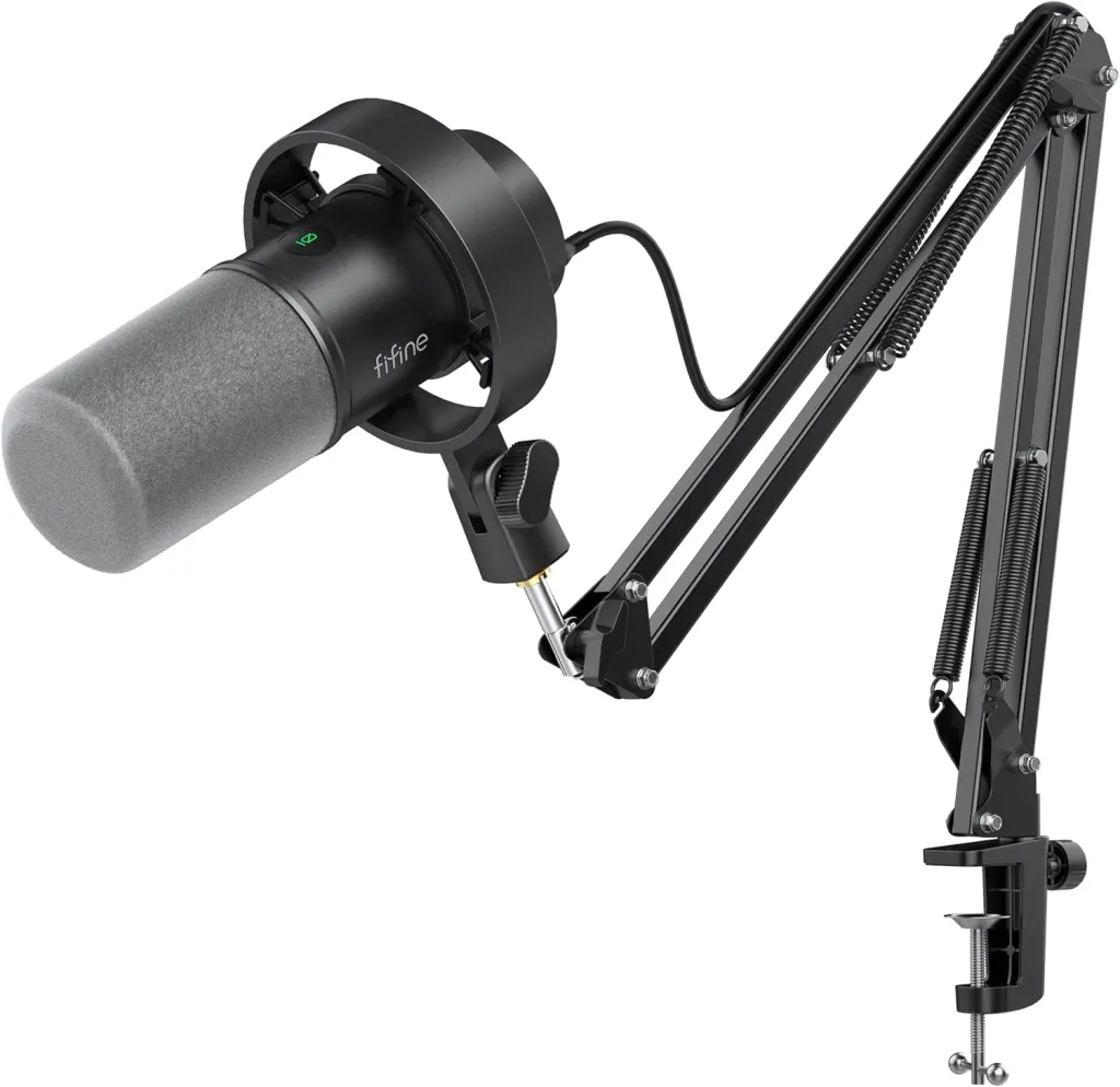 FIFINE K688 USB/XLR Podcast Microphone Kit